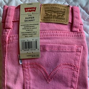 Levi’s 710 Super Skinny Jeans - Girls 5 - Pink
